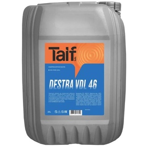 Масло компрессорное Taif destra VDL 46 20 л